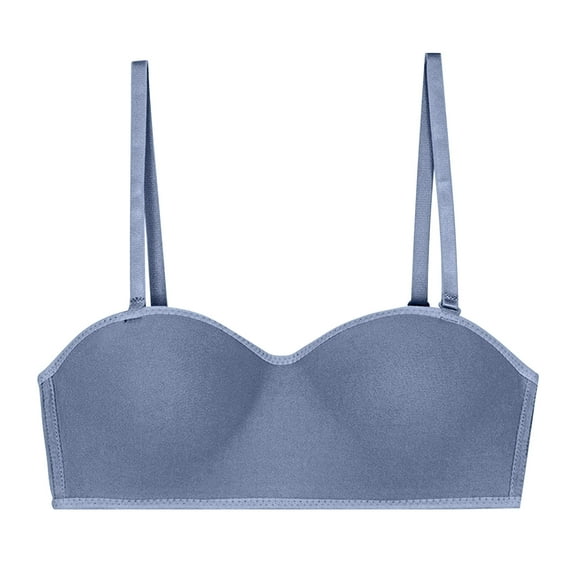 qolati Wireless Bra for Women Seamless Push Up Minimizers Bra Soft Comfort Full Coverages Smooths Underwire Sports Bras