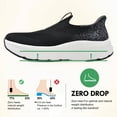 thumbnail image 3 of SUYSTEX Mens Slip in Free up Hands Shoes Wide Toe Box Arch Support Orthopedic Walking Sneakers Cushioned Thick Zero Drop Sole Metatarsal Pads Athletic Shoes, 3 of 6