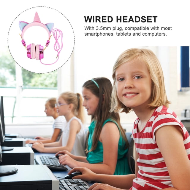 OUNONA Klaxons de Casque Mignon Casque de Jeu ABS Doré Protection Auditive Lot de 1 Rentrée Scolaire