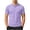 Purple, variant on Luvrsol Mens T Shirt Solid Basic Turndown Collar Short Sleeve Regular Fit Plain Cotton Daily Tops S-3XL
