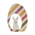 thumbnail image 4 of VHC Brands Bunny Hop MDF Bunny in Striped Egg 5.5x8, Easter Decorations, Home and Table Decor, Spring and Easter Figurines, 4 of 4