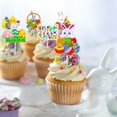 thumbnail image 4 of Easter Decoration Cake Flag Insert 12pcs Bunny Cup Flag Insert Party Supplies, 4 of 8
