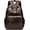 Brown, variant on Leather Laptop Backpack for Men Women, School College Bookbag Casual Travel Daypack