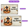 thumbnail image 5 of Happy Halloween Rottweiler Witches Hat Pumpkin Carving Desk Mat Full Keyboard Mouse Pad Rottie Dog Lover Gifts Idea Large Mousepad - 02019, 5 of 5
