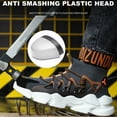 thumbnail image 5 of Safety Shoes for Men and Women, Lightweight Work Shoes, Lightweight Steel Toe Shoes, Comfortable Anti-Shock Eu 36-48, 5 of 9