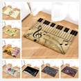 thumbnail image 2 of Piano Keys Printed Doormat Living Room -slip Carpet Absorbent Music Note Bath Mat Bedroom Kitchen Rug Welcome Door Mats, 2 of 5