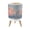 Color 2, variant on Small Trash Can with Lid Watercolor Starry Night Sky Hanging Stars 1.8 Gallon Dog Proof Trash Can Round Garbage Can Waste Bin Wastebasket for Bathroom Bedroom Living Room
