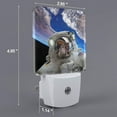 thumbnail image 2 of Naloa Astronaut in Outer Space Night Lights Plug into Wall, Dusk to Dawn Sensor Warm White Led Night Light 0.5W, Nightlight suit for Adults, Bedroom, Bathroom, Hallway, Kitchen, 2 of 5