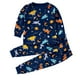 thumbnail image 1 of Odeerbi 1-8 Años Niños Niñas Algodón Pijamas Manga Larga Tops Pantalones Conjunto Suave Impresión Dinosaurio Sleepwear Loose Two-Piece Pajama Sets, 1 of 3