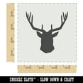 thumbnail image 2 of Deer Stag Head Solid DIY Cookie Wall Craft Stencil - 4.5 Inch, 2 of 5