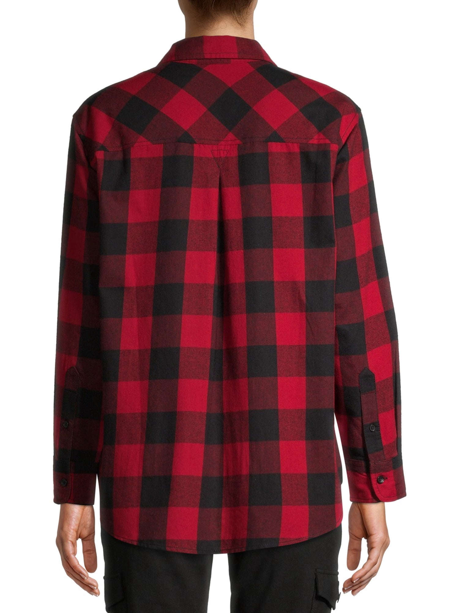 Time and Tru Women's Plaid Top