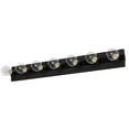 thumbnail image 2 of Hunter - Donelson 7-light Natural Black Iron, Large Vanity Light, Dimmable, Rustic Style, for Bedrooms, Dining, Living Rooms - 13053, 2 of 6