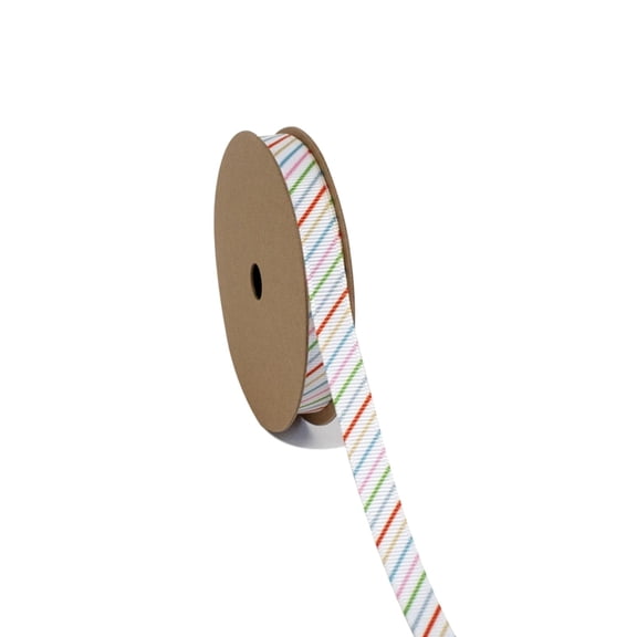 LaRibbons Merry Stripe Grosgrain Ribbon