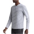thumbnail image 1 of Hombres Sólido Manga larga Casual Cuello en V Moda Jersey Camiseta Blusa Tops Pompotops oipoqjl8554, 1 of 4