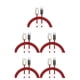 thumbnail image 3 of Matsuzay Cable de datos 5A 1.2m Pantalla digital 480Mbps Cable de carga rápida Rojo 40W Tipo 1 Rojo 40W Tipo 1 5Conjunto, 3 of 6