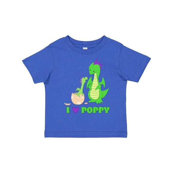 Inktastic I Love Poppy Boys or Girls Toddler T-Shirt