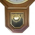 "Timekeeper Essex Modern Pendulum Wall Clock, 18.75"", Faux Wood