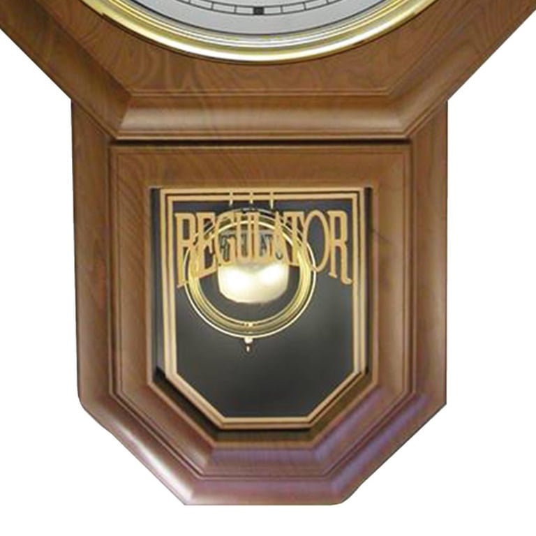 Timekeeper Essex Walnut Pendulum Wall Clock Westminster Chime photo 4