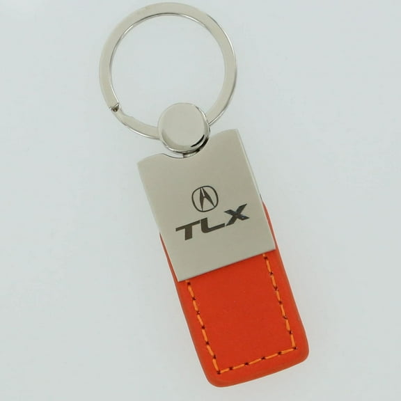 Acura TLX Leather Key Ring (Orange)