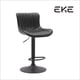 thumbnail image 5 of Banco Giratorio Respaldo Cocina Desayunador Barra Moderno Negro EKE Life Home 0424, 5 of 5