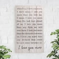thumbnail image 2 of I Love You More Vintage Cream 24 x 14 Pine Wood Decorative Pallet Plaque, 2 of 5