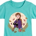 thumbnail image 3 of Frozen - Fall - Anna & Leaves - Toddler & Youth Girls Short Sleeve Graphic T-Shirt, 3 of 5