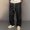 11# Black, variant on Mens Baggy Parachute Pants Loose Casual Wide Leg Y2K Lightweight Quick Dry Deep Pockets Urban Pants Light Brown 2XL