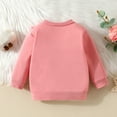 thumbnail image 5 of Splozh Toddler Girls Sweatshirt Toddler Baby Boy Girl Fleece Pullover Sweatshirt Solid Color Crewneck Blouse Shirt Tops Warm Fall Winter Clothes Red,12-18 Months, 5 of 6
