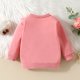 thumbnail image 3 of Gibobby Sudadera playera de manga larga con cuello redondoCamiseta de manga larga con volantes para niñas pequeñas(Rojo, 12-18 Meses), 3 of 5