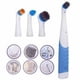 thumbnail image 2 of Matsuzay Cepillo de limpieza eléctrico, depurador sónico automático potente, pieza de limpieza de polvo, depurador eléctrico impermeable, Suministros de limpieza para el hogar Azul blanco, 2 of 6