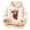 0#$-Beige1570, variant on Girls Soft Sherpa Hoodie Cute Cow Graphic Pullover Sweatshirt, Sizes 3-16