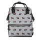 thumbnail image 1 of Easygdp Polka Dot Christmas Dog para Bolsa de Bebé de Gran Capacidad con Múltiples Bolsillos, Bolsa de Pañales para Padres, Bolsa de Viaje Organizada y Elegante, 1 of 6