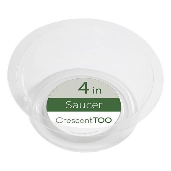 Plato para plantas Crescent Too 10 cm Polietileno transparente