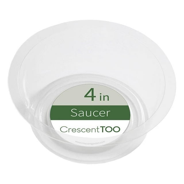 Plato para plantas Crescent Too 10 cm Polietileno transparente
