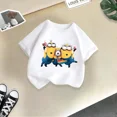 thumbnail image 2 of Camiseta de algodón de verano para niños con diseño de Papá Despicable, cómoda e informal, para bebés, con los Minions divertidos, para niños y niñas, 2 of 5