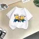 thumbnail image 2 of Camiseta de algodón de verano para niños con diseño de Papá Despicable, cómoda e informal, para bebés, con los Minions divertidos, para niños y niñas, 2 of 5