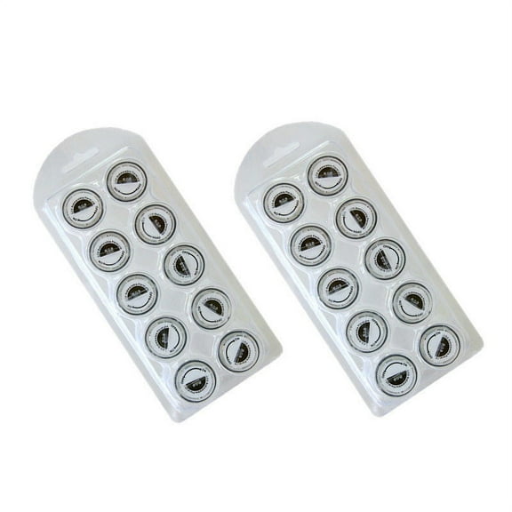 HQRP 20-Pack Swimming Pool Party Dual LED Light / Multicolor Underwater Submersible Candles for Light Show