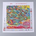 thumbnail image 3 of Stamped Cross Stitch Embroidery Crafts - Flower&Tea Pattern 14CT 28x28cm, 3 of 9