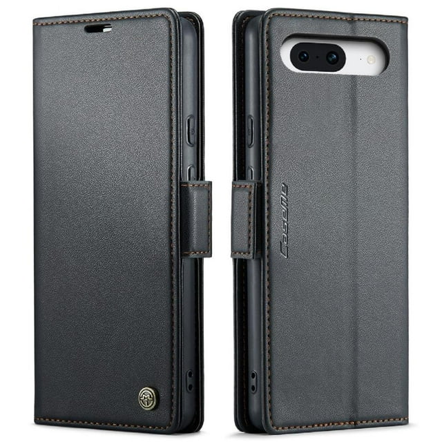 Funda tipo cartera Google Pixel 8A con cierre magnético, RFID, tarjetero, soporte, carga inalámbrica