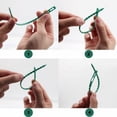 thumbnail image 5 of Dinheiro 100 bridas ajustables para plantas de jardín, bridas de plástico flexible de 9 pulgadas (verde), 5 of 5