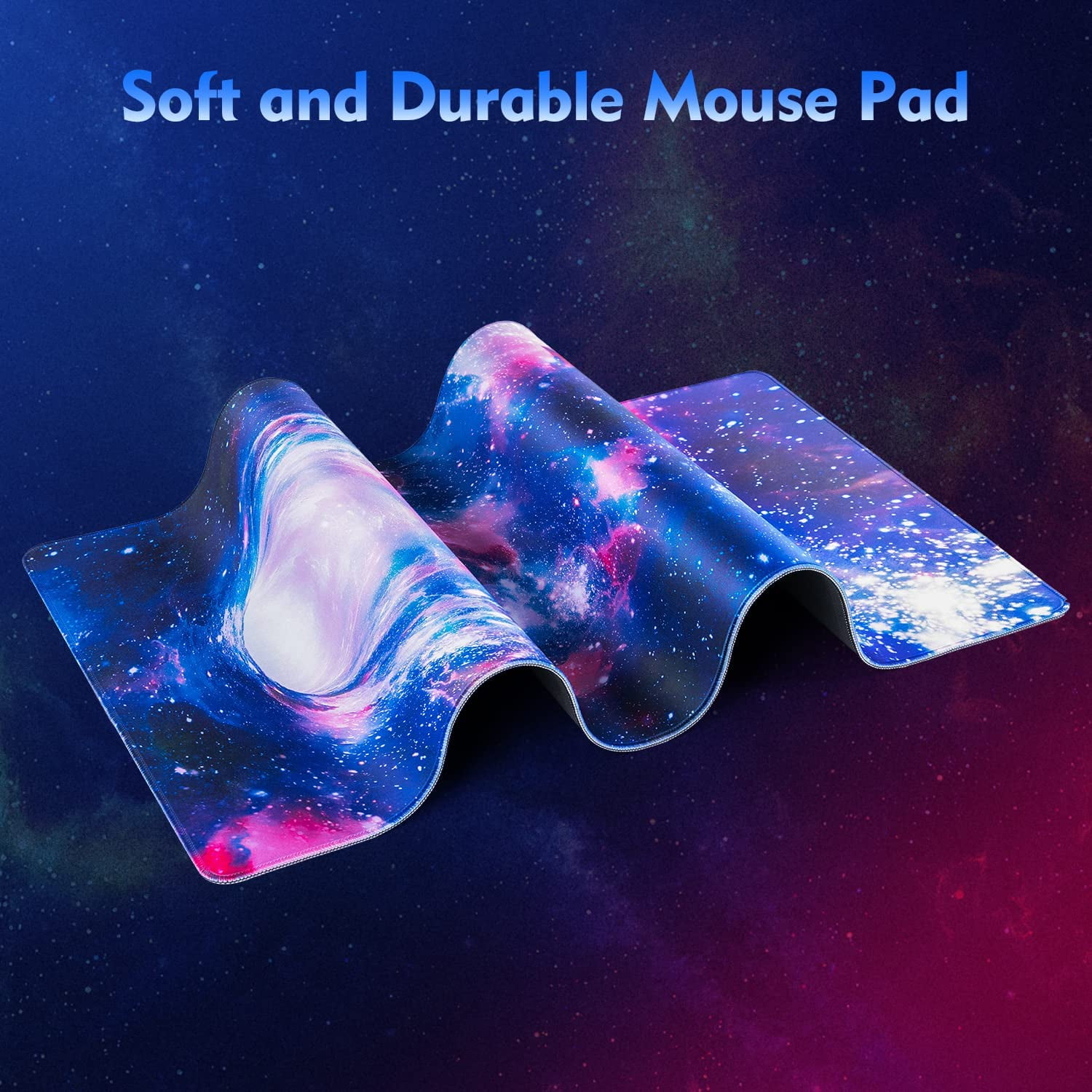Gaming Mouse Pad, Large Mouse Pad Desk Pad, 31.5×15.75In XXL Mouse Pad Desk Mat, Galaxy Gaming Mousepad, Mouse Pads for Desk, Big Mouse Pad with Non-Slip Base, Extended Mouse Pad