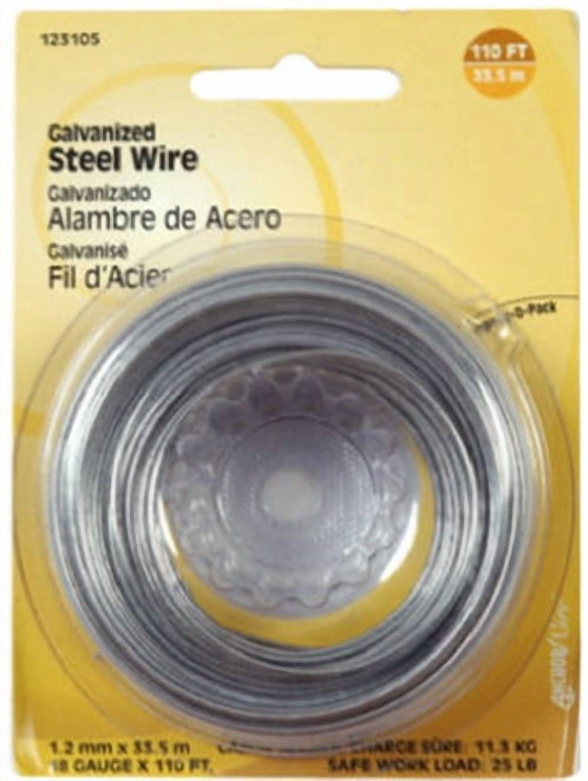 Hillman Anchor Wire 25 Ft. 16 Ga. Galvanized Steel General Purpose Wire 123130