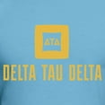 thumbnail image 3 of CafePress - Delta Tau Delta Gold Stacked Signature T Shirt - Fitted T-Shirt, Vintage Fit Soft Cotton Tee, 3 of 4