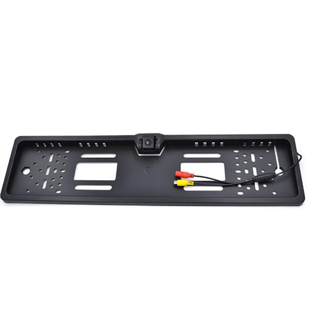 Sidaley Marco de placa de matrícula de coche de la UE, cámara de visión trasera de coche con HD, cámara trasera de marcha atrás con Paneles de instrumentos para automóviles