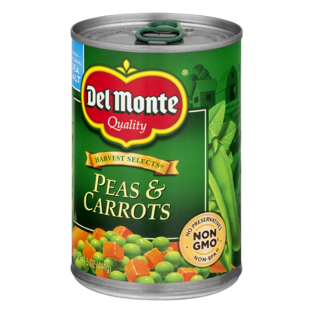 Del Monte Peas and Carrots, 14.5 oz, Can