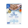 thumbnail image 1 of GERBER Triple Goodness Blueberry Yogurt Baby Cereal, 6 Months+, For Gut Wellness, 1 of 9