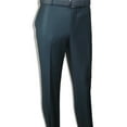 thumbnail image 3 of Men's MONO Turkey Slacks 100% Wool Plain Front Regular Fit 2501-17 D. Teal, 3 of 5