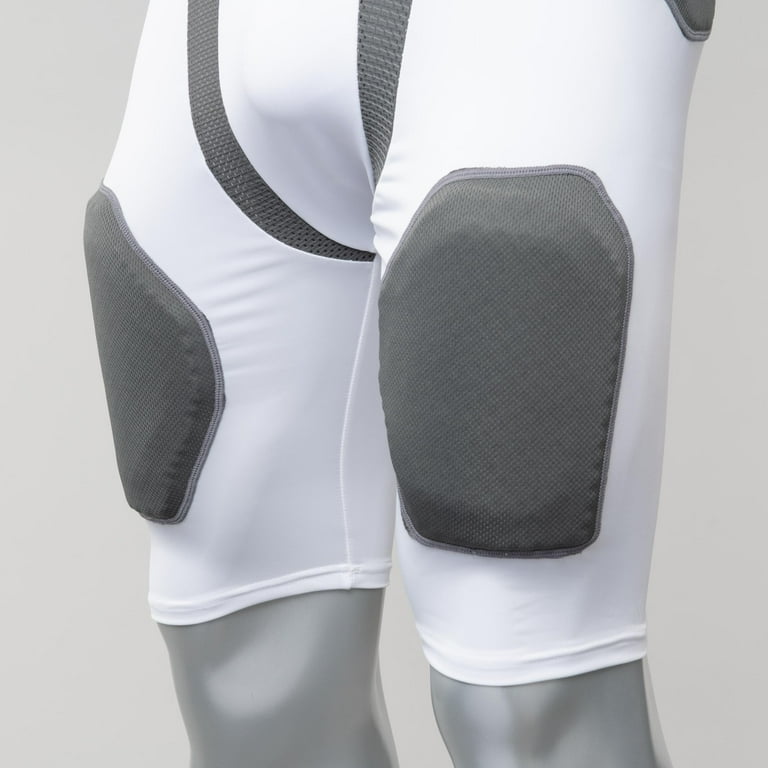 Champro Sports Tri-Flex 5-Pad Integrated Football Girdle, Compression Fit 