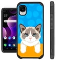 thumbnail image 1 of Compatible with TCL 30Z T602DL Hybrid Fusion Guard Phone Case Cover (Cute Cat Ragdoll), 1 of 1