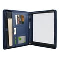 thumbnail image 2 of Bospa Padfolio Portfolio Folder/Multi Function Folder/Business Folder with Zippered Closure and Professional Leather (Blue), 2 of 6